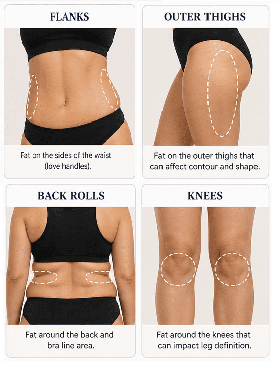 fat dissolver on stubborn fat areas